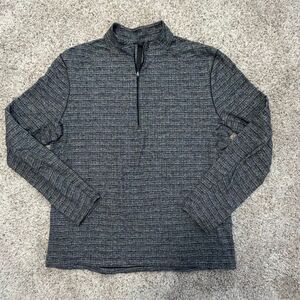 Lululemon Metal Vent Tech 1/2 Zip Pullover Men’s XL Heathered Black Performance